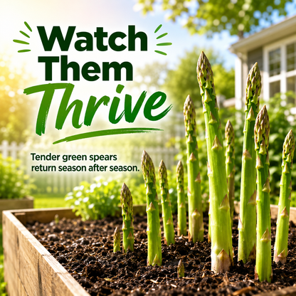 Grow Fresh Organic Asparagus at Home 🌱-8POP