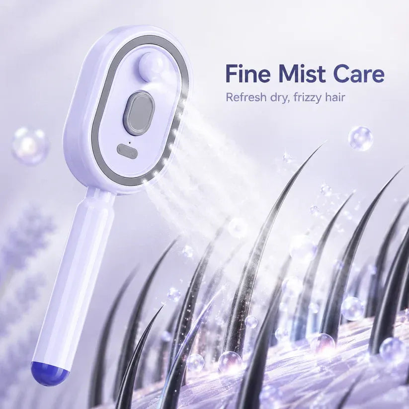 💆‍♀️ Electric Mist Spray Massage Hair Brush – Smooth, Refresh & Relax ✨-8POP