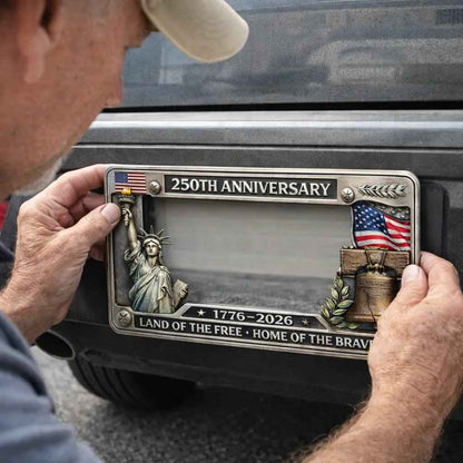 🗽🇺🇸 250th Anniversary Commemorative License Plate Frame🚗-8POP