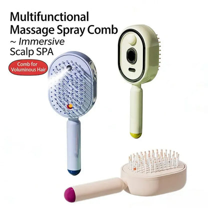 💆‍♀️ Electric Mist Spray Massage Hair Brush – Smooth, Refresh & Relax ✨-8POP