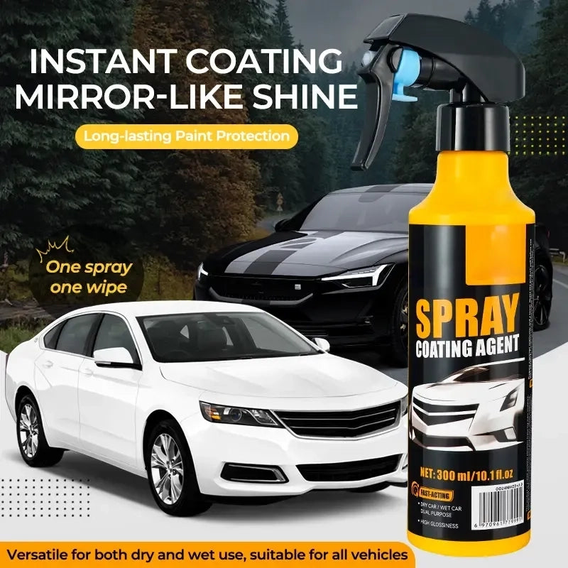 🚗🚗🚗nano car coating spray-Nano Spray Coating, Ceramic Coating for Cars Superior Water Beading & Long-Lasting Protection cars accessories car stuff-8POP