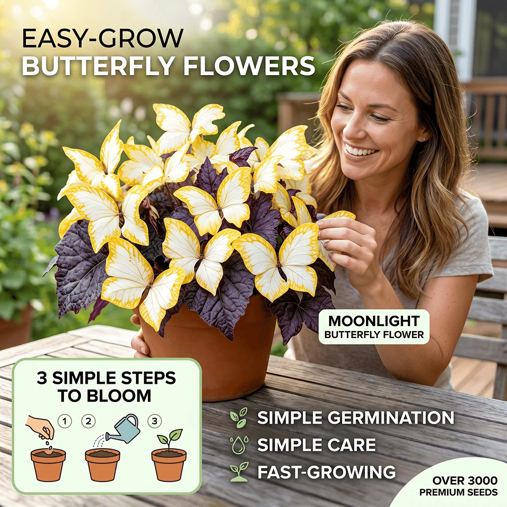 🌸 Moonlight Butterfly Flower Seeds-8POP