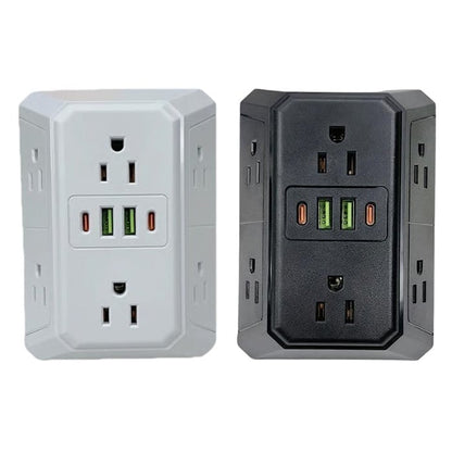 Turn One Outlet Into a 10-in-1 Power Hub — More Ports, Less Clutter.-8POP