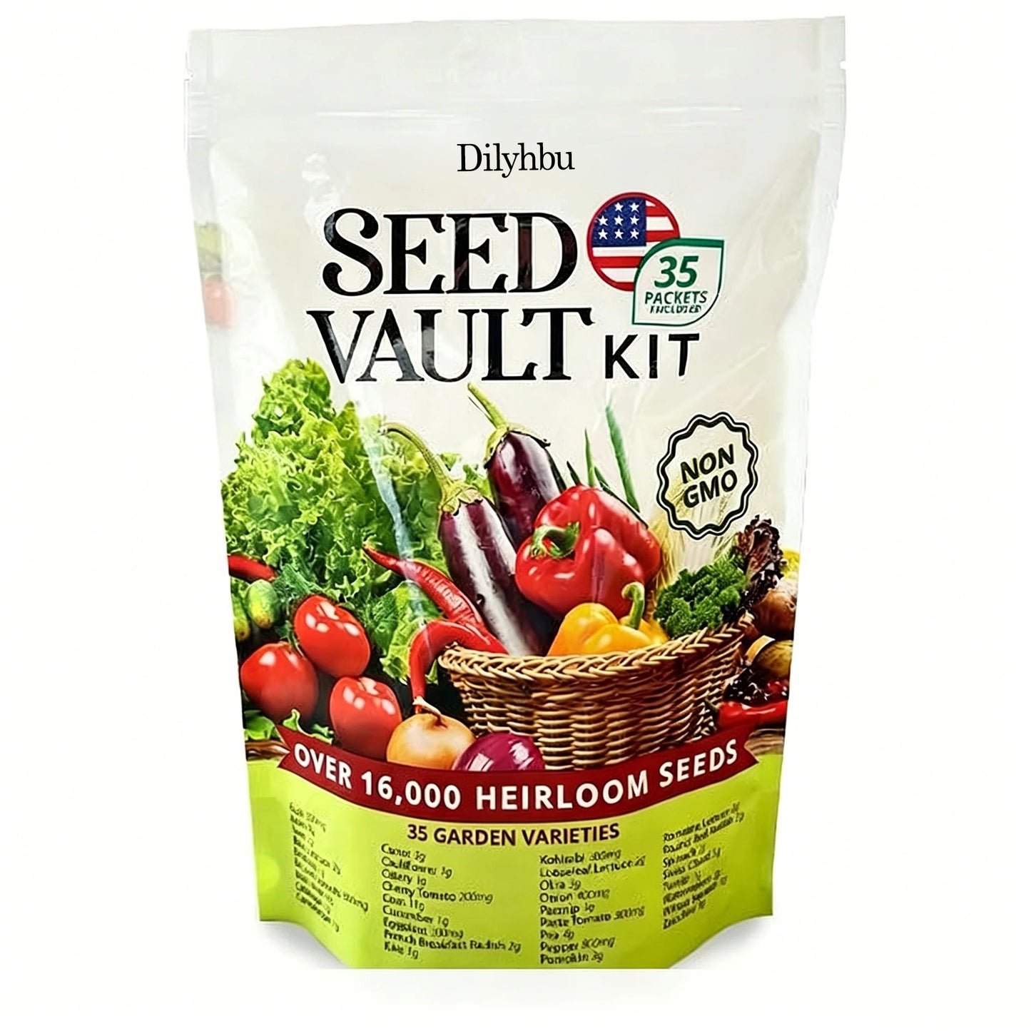 🚨 Grow Your Own Organic Veggies At Home | 35-Variety Avellia Seed Vault Kit🥦🥬🫑🌽🥔-8POP