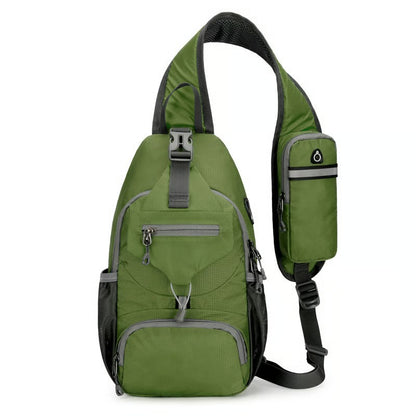 🌟 Packable Small Crossbody Sling Backpack with Side Pouch - ✨ Perfect for Hiking and Traveling-8POP