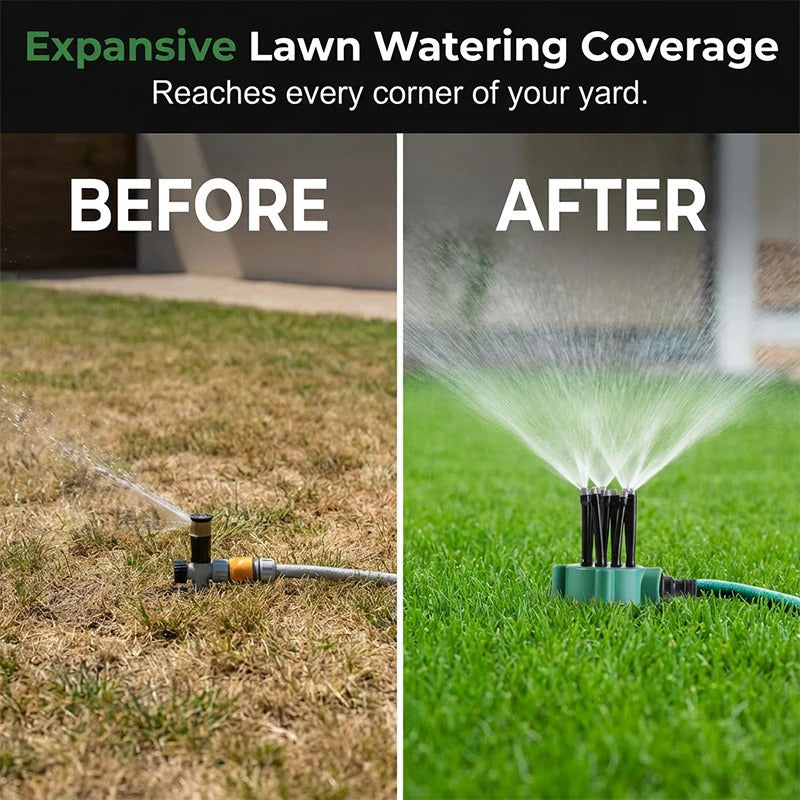 360° Coverage Precision Garden Irrigation Sprinkler-8POP