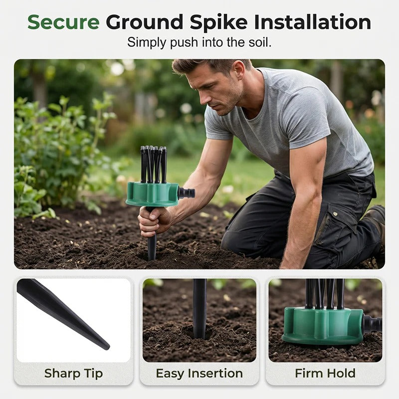 360° Coverage Precision Garden Irrigation Sprinkler-8POP