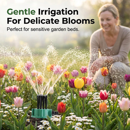360° Coverage Precision Garden Irrigation Sprinkler-8POP