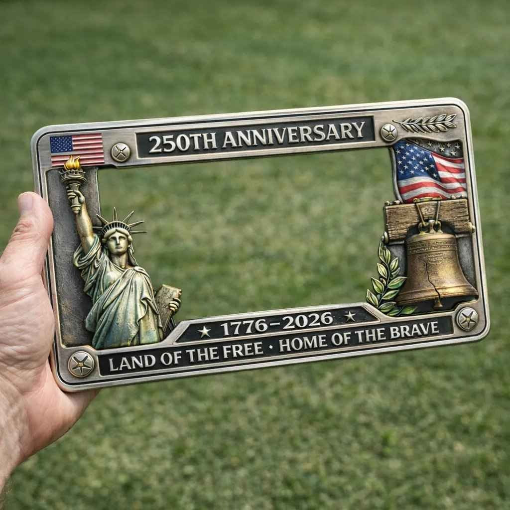 🗽🇺🇸 250th Anniversary Commemorative License Plate Frame🚗-8POP