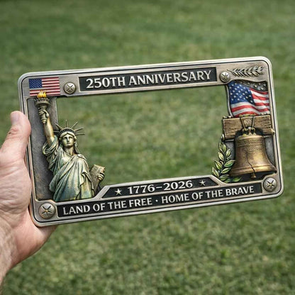 🗽🇺🇸 250th Anniversary Commemorative License Plate Frame🚗-8POP
