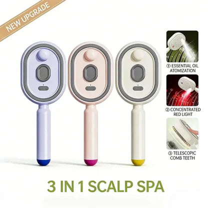 💆‍♀️ Electric Mist Spray Massage Hair Brush – Smooth, Refresh & Relax ✨-8POP