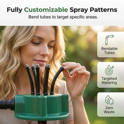 360° Coverage Precision Garden Irrigation Sprinkler-8POP