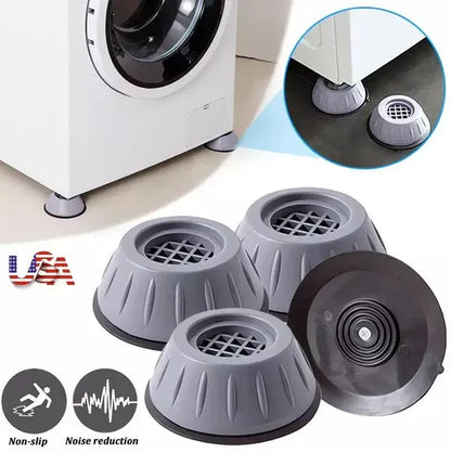 Anti-Vibration Washer Pads Set of 4 – Reduce Noise, Sliding & Shaking 🧺🔇-8POP