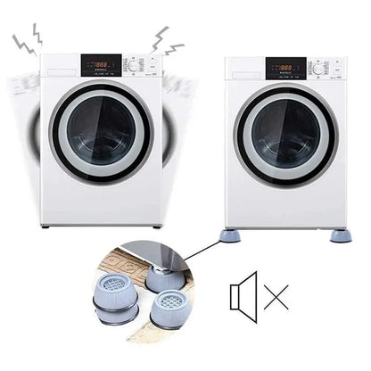 Anti-Vibration Washer Pads Set of 4 – Reduce Noise, Sliding & Shaking 🧺🔇-8POP