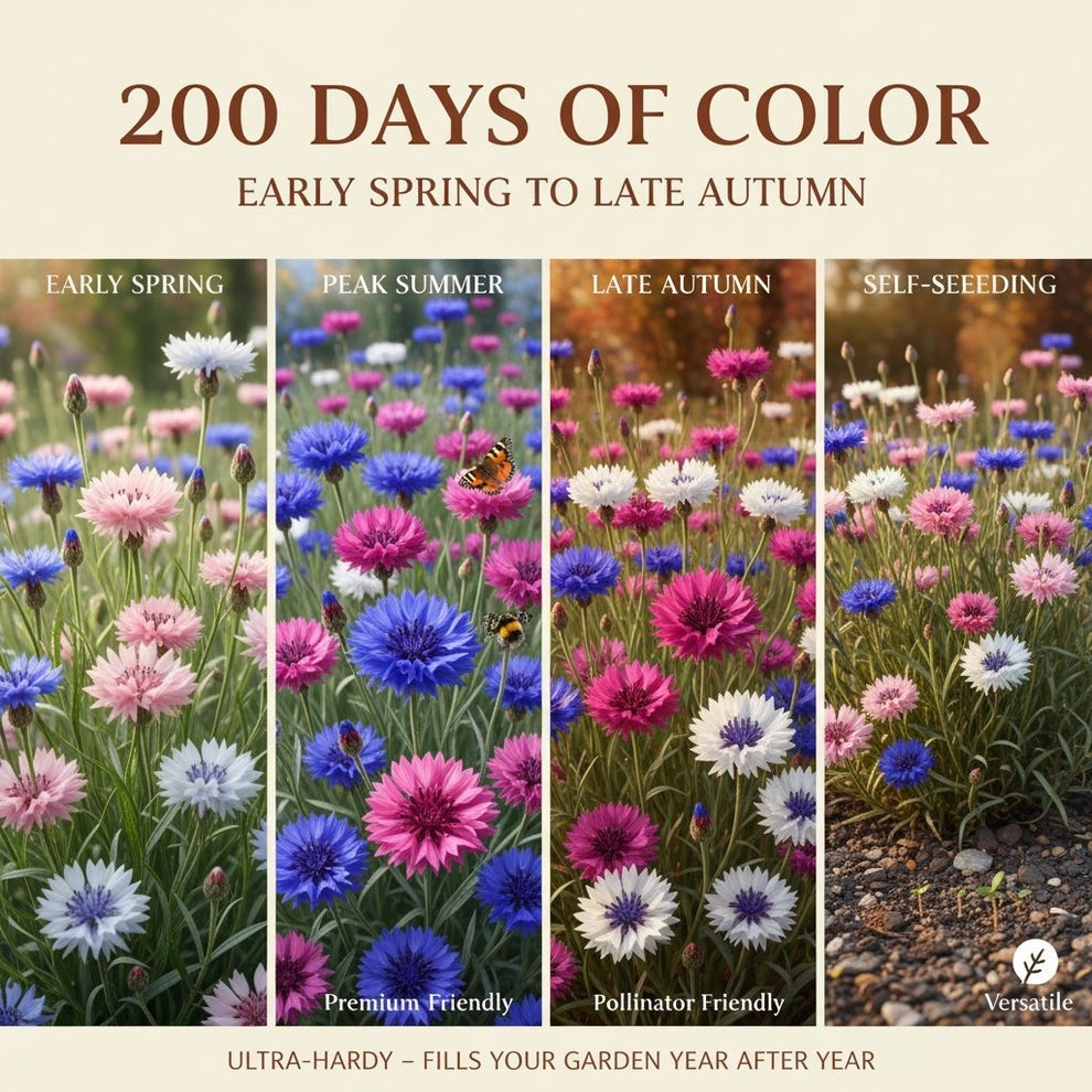 🎁Hot Sale 49% OFF🔥🌱Premium Cornflower Seeds – The "Unstoppable" Wildflower That Grows Anywhere-8POP