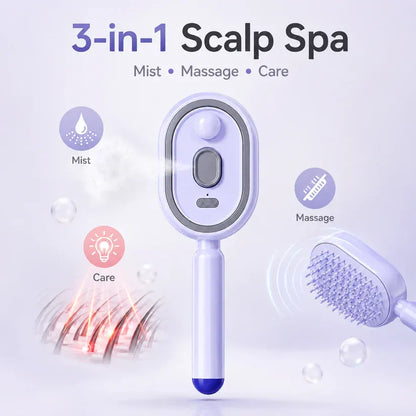 💆‍♀️ Electric Mist Spray Massage Hair Brush – Smooth, Refresh & Relax ✨-8POP
