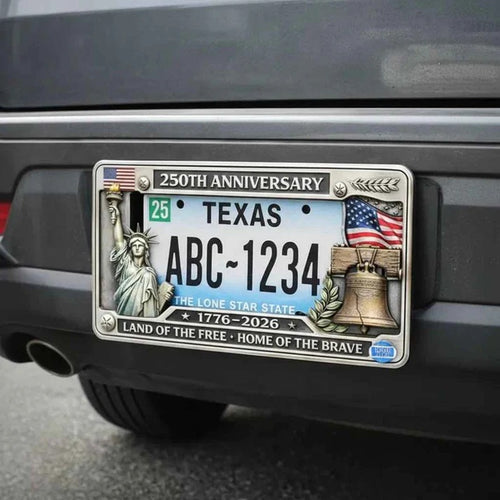 🗽🇺🇸 250th Anniversary Commemorative License Plate Frame🚗-8POP