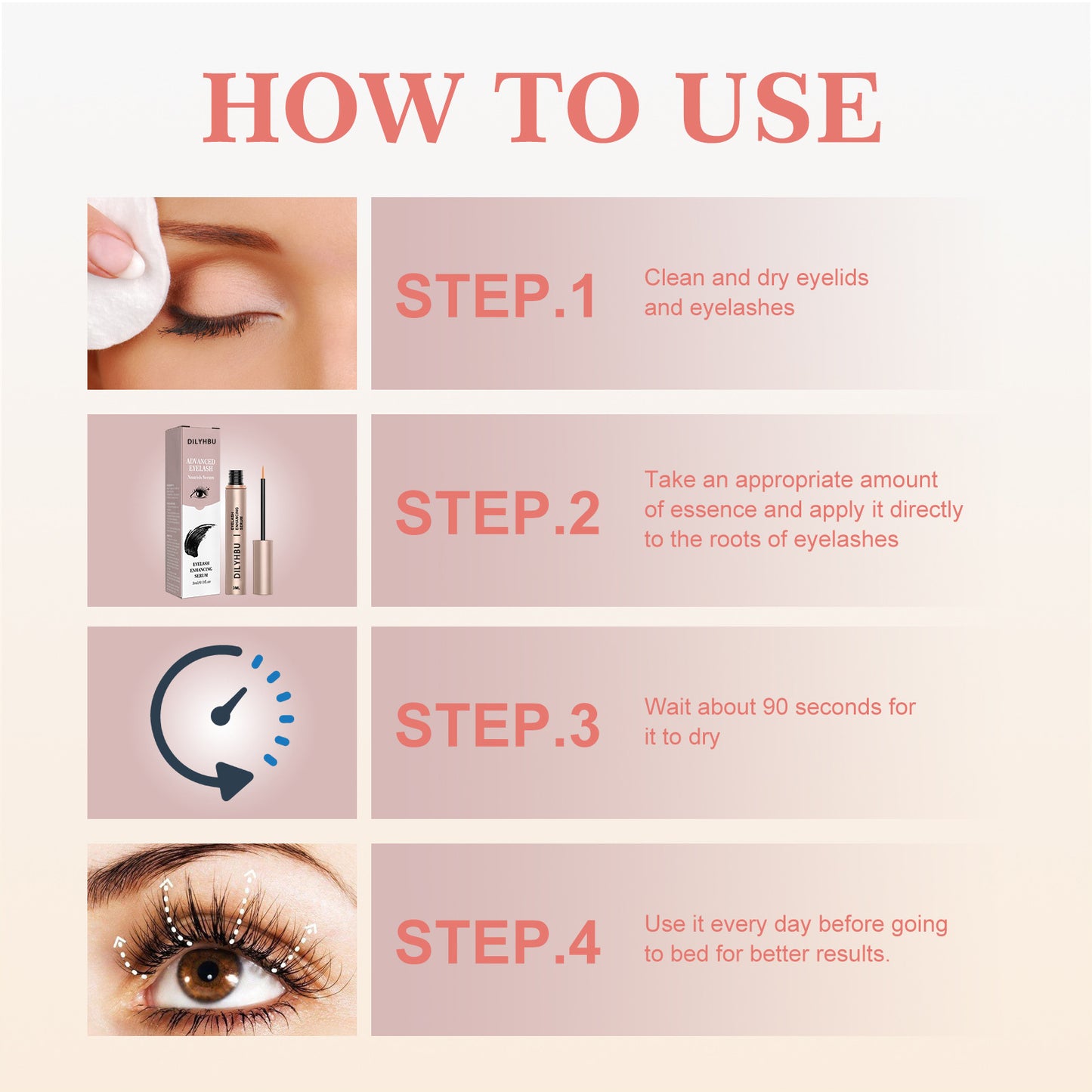 👀Eyelash Growth Serum with Powerful Peptides & Plant Botanicals-8POP
