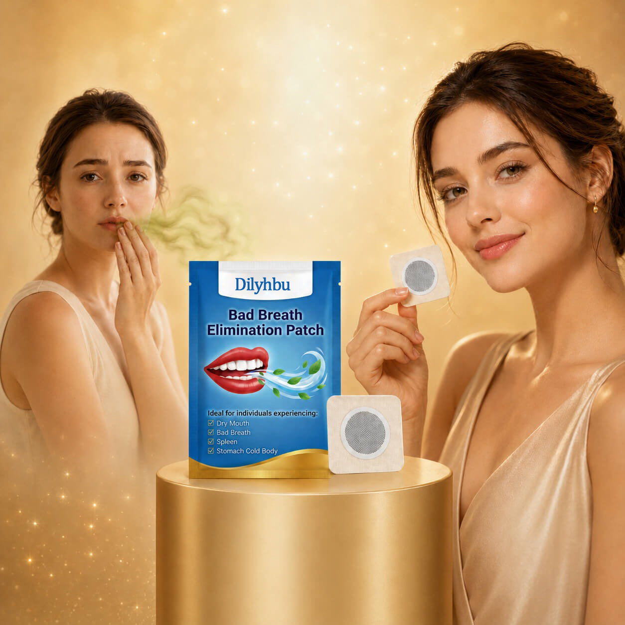 Dilyhbu™ Fresh Breath Support Patch | 24H Daily Confidence & Oral Freshness Care-8POP