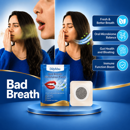 Dilyhbu™ Fresh Breath Support Patch | 24H Daily Confidence & Oral Freshness Care-8POP