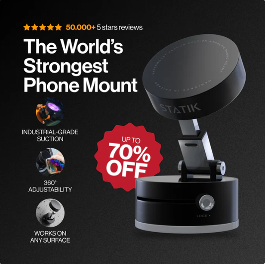 🔥Dilyhbu Strong Suction Mount | 66lb Hold | Never Falls Off🔥-8POP
