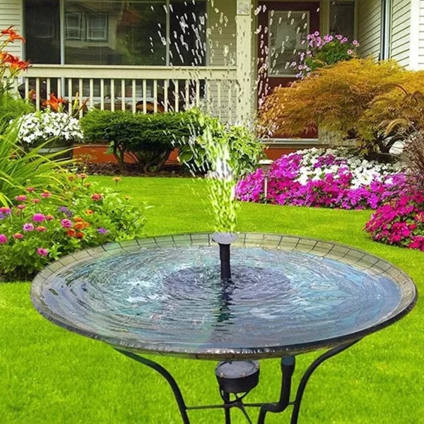 🎁☀️Solar Bird Bath Fountain Pump with 4 Nozzles-8POP