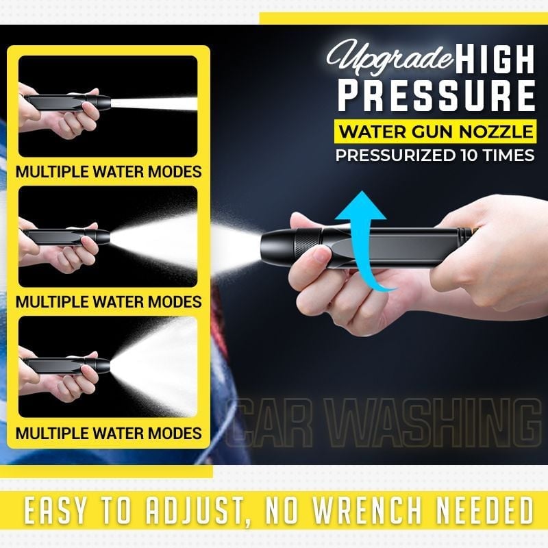 🚗 HOT SALE 50% OFF – High-Pressure Car Washing Nozzle: Wash at Home, Save Big! 🔥💦-8POP