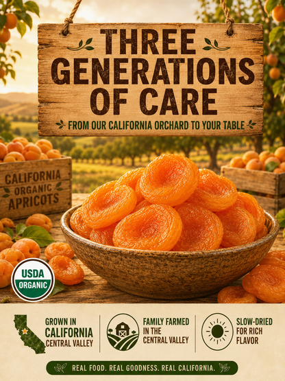 ☀️California Orchard-Dried Apricots – 🍑Soft, Juicy & Naturally Sweet-Sam